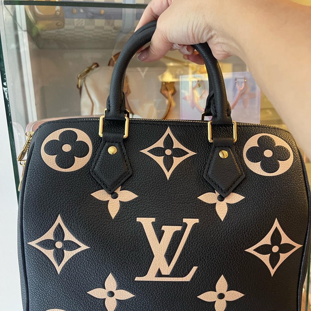 Louis Vuitton speedy 25 bando empreinte.